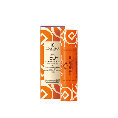 Stick Solare in Gel SPF50+ + Stick Illuminante Shimmer